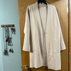 LILLUSORY Women's Oversized Long Cardigan Sweaters size Large